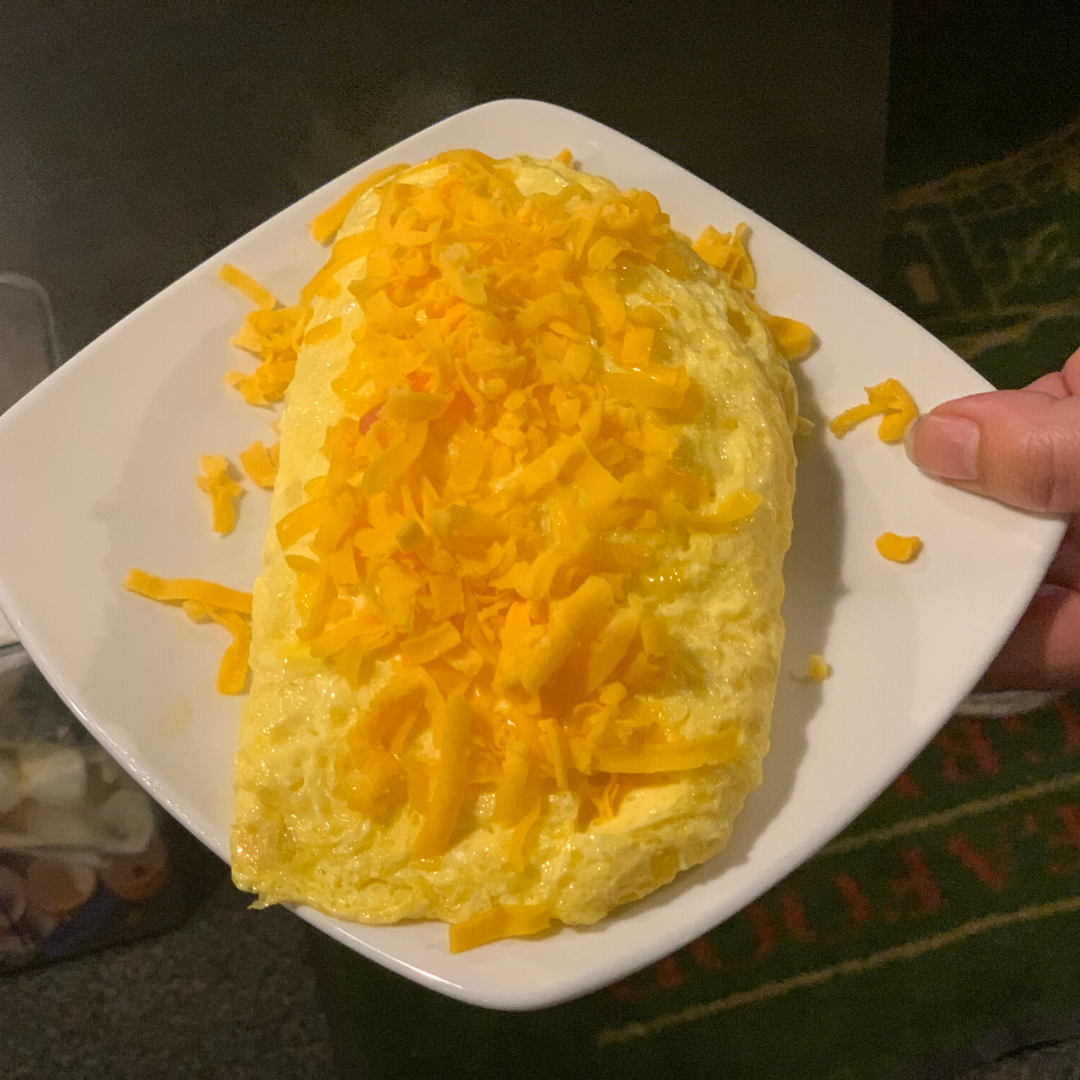 breakfast omelet with cheese